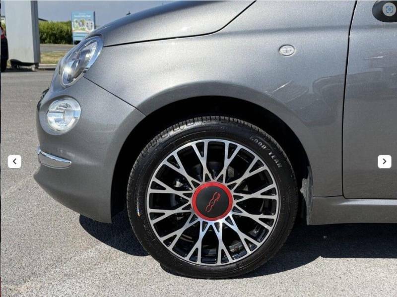 Fiat 500C C Red Mhev Grey #6