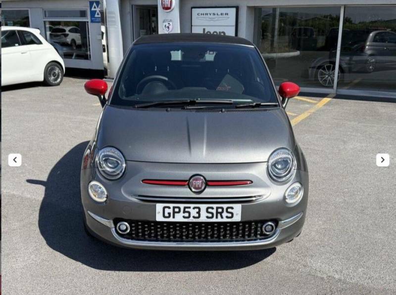 Fiat 500C C Red Mhev Grey #2