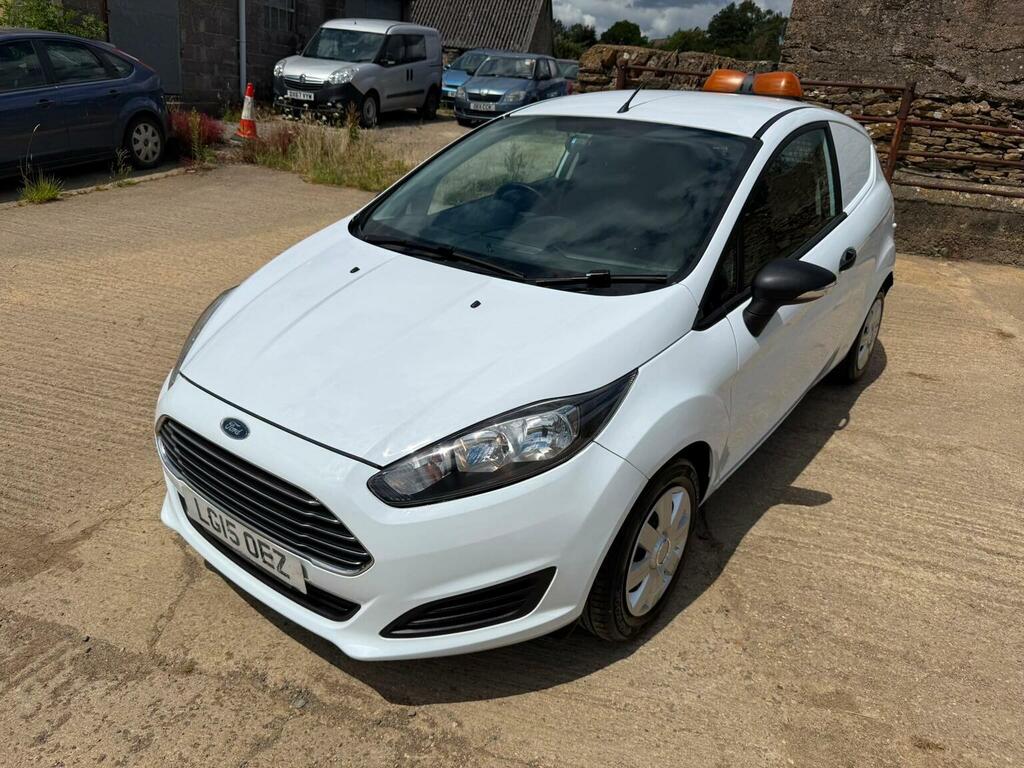 Ford Fiesta Car Derived Van 1.5 Tdci Econetic Panel Van 2 White #3