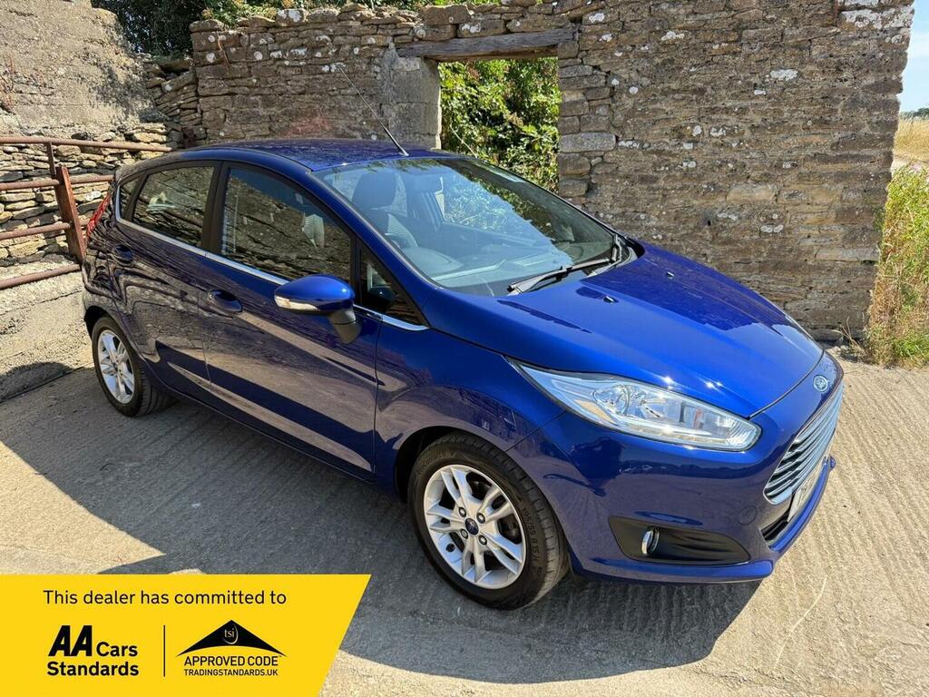 Ford Fiesta 1.0T Ecoboost Zetec Euro 6 Ss Blue
