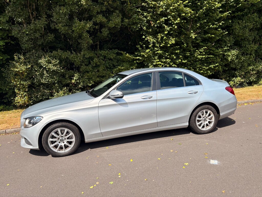 Mercedes-Benz C Class C220d Amg Line Blue #7