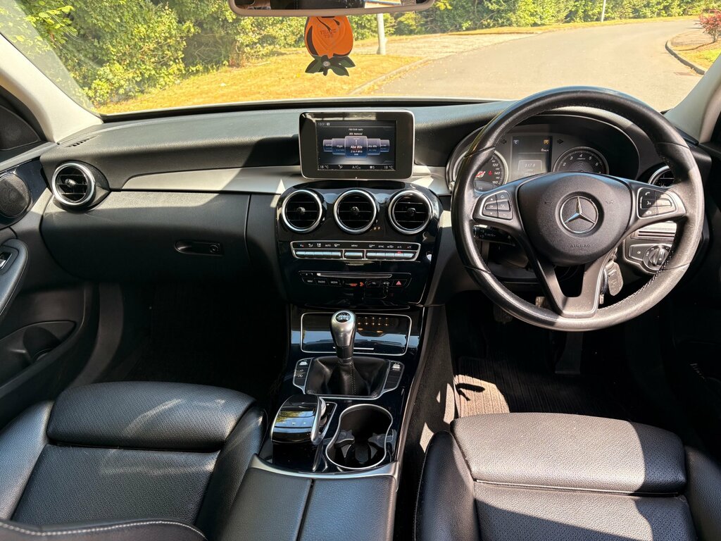 Mercedes-Benz C Class C220d Amg Line Blue #10
