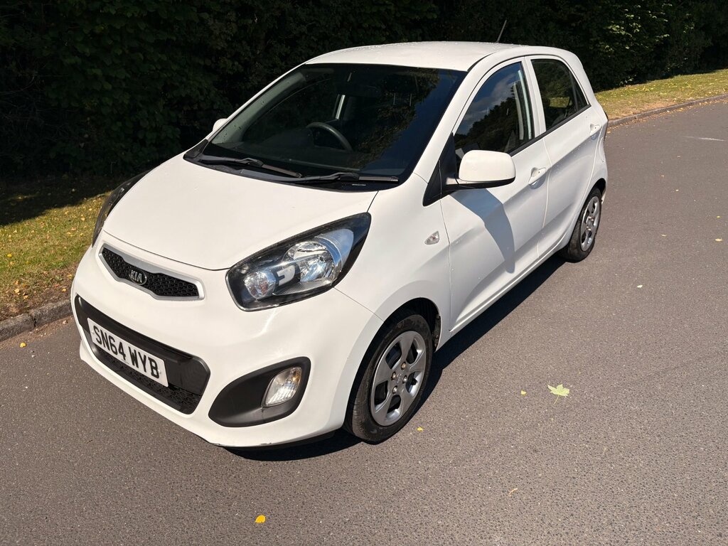 Kia Picanto 1.0 1 Hatchback Euro 5 68 Bhp White #6