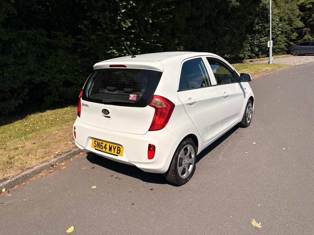 Kia Picanto 1.0 1 Hatchback Euro 5 68 Bhp White #4