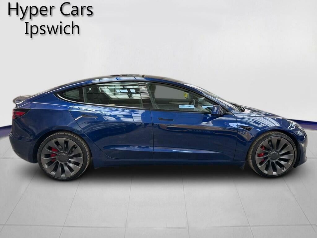 Tesla Model 3 Saloon Dual Motor Performance 4Wde Per GL71EJY Blue #6