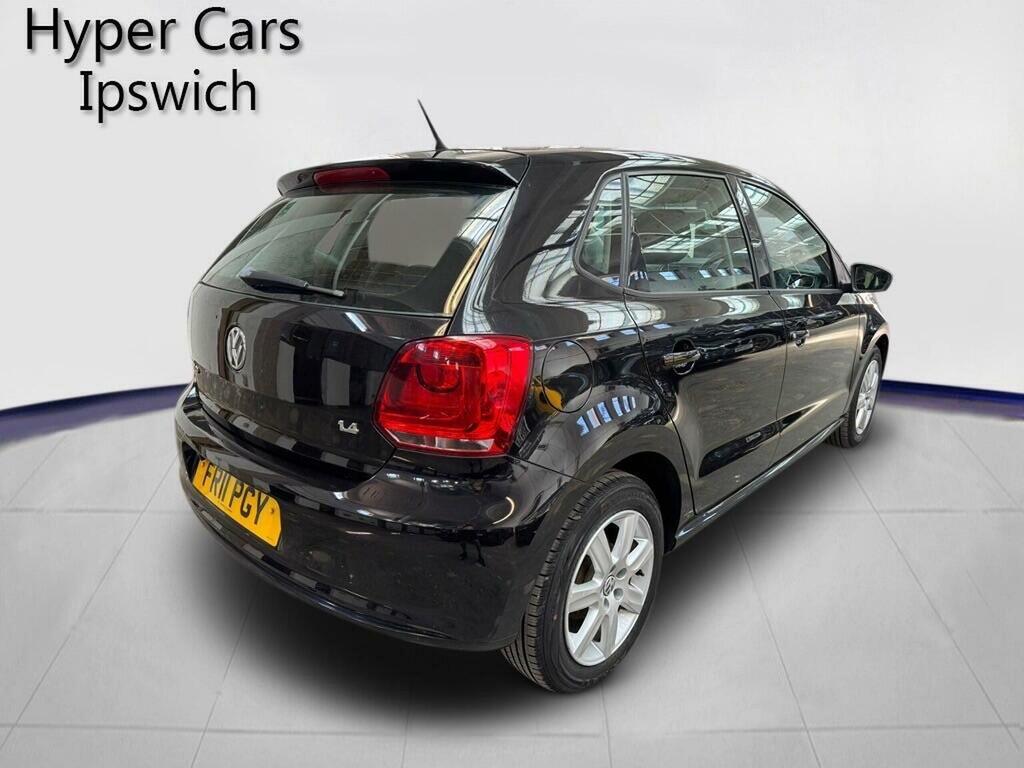 Volkswagen Polo Hatchback 1.4 Match Dsg Euro 5 201161 Black #4