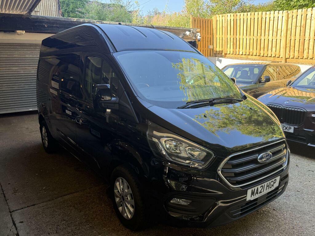 Ford Transit Custom 2.0 300 Ecoblue Limited L2 H2 Euro 6 S S Black #3