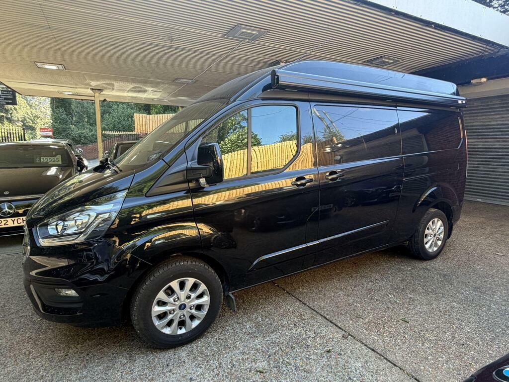 Ford Transit Custom 2.0 300 Ecoblue Limited L2 H2 Euro 6 S S Black #4