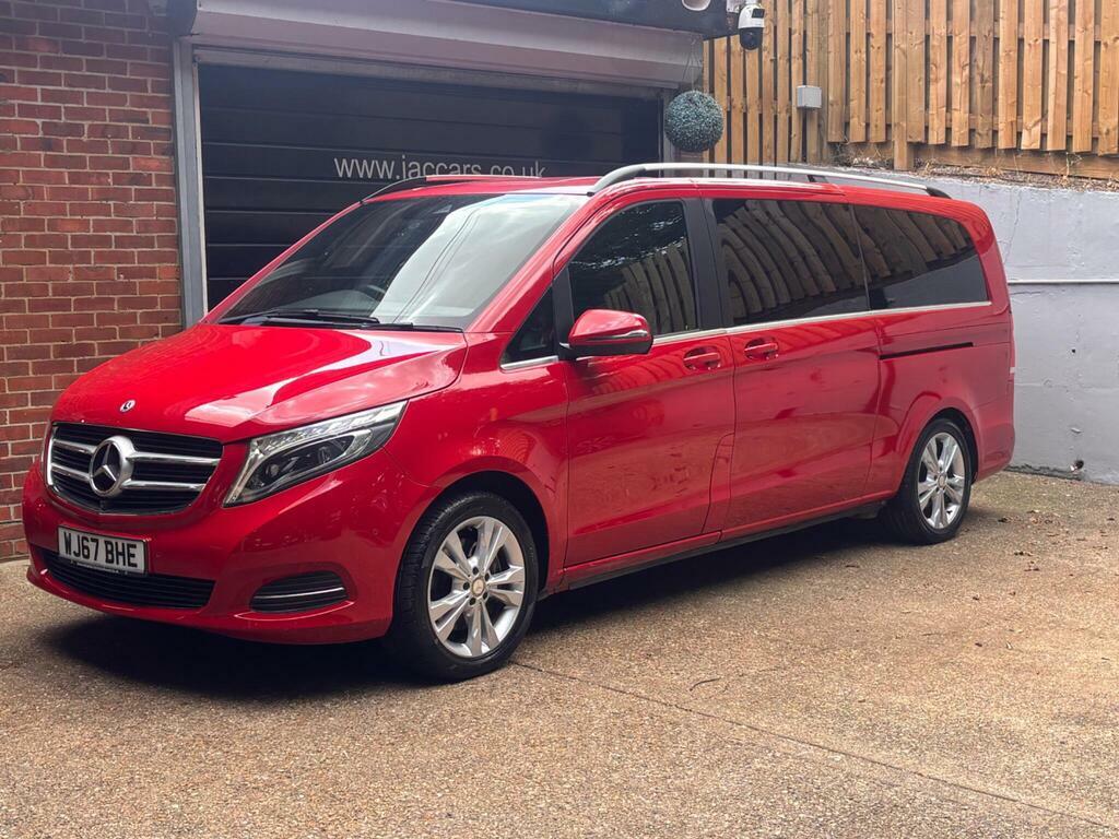 Mercedes-Benz V Class 2.2 V250d Bluetec Sport G-tronic Euro 6 S S Red