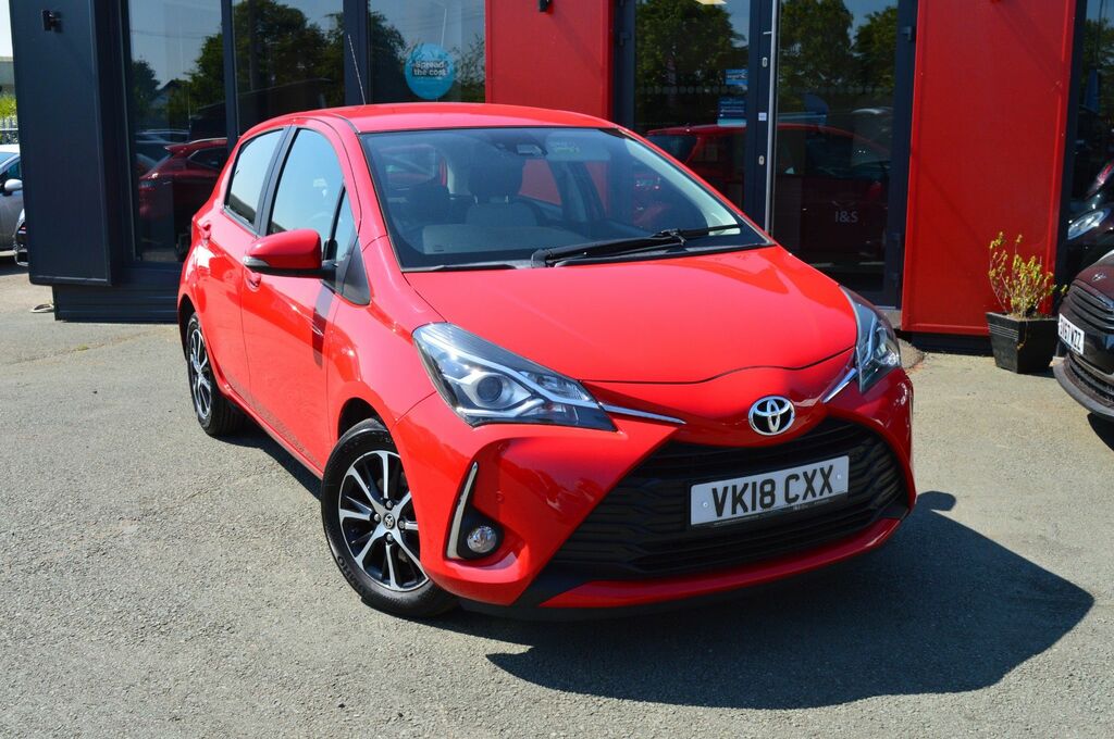Toyota Yaris Vvt-i Icon Tech Hatchback VK18CXX Red #2