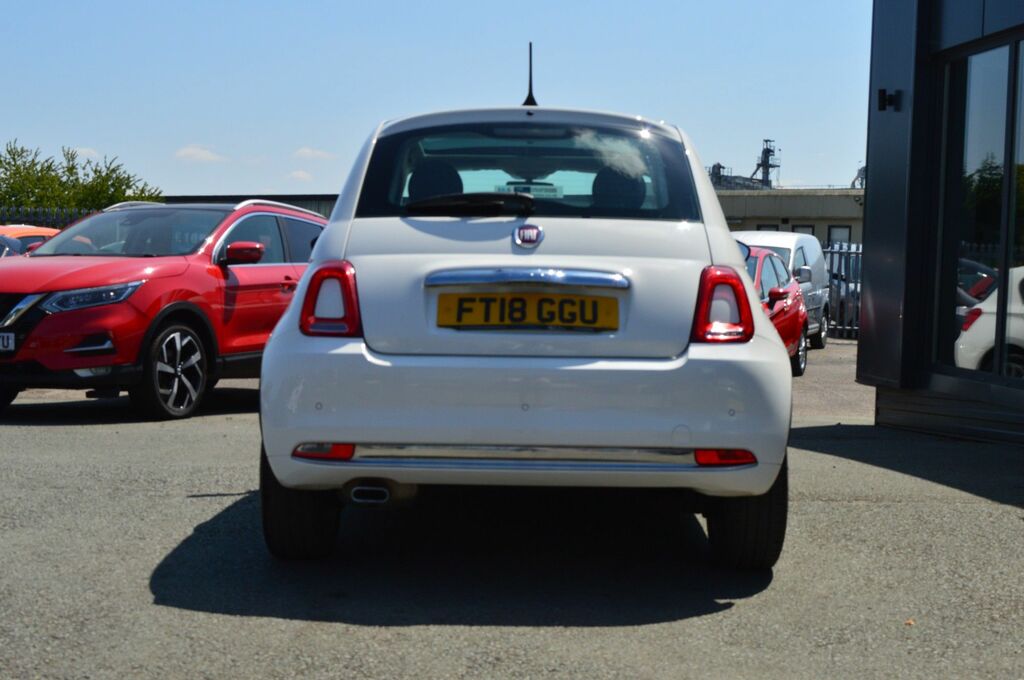 Fiat 500 Lounge Hatchback FT18GGU White #6
