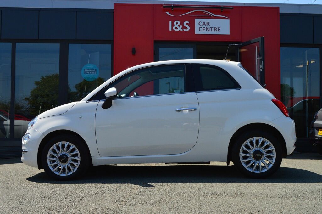 Fiat 500 Lounge Hatchback FT18GGU White #5