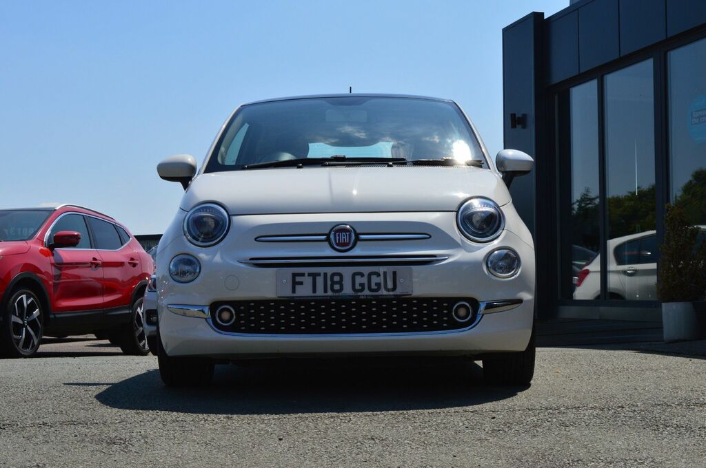 Fiat 500 Lounge Hatchback FT18GGU White #3