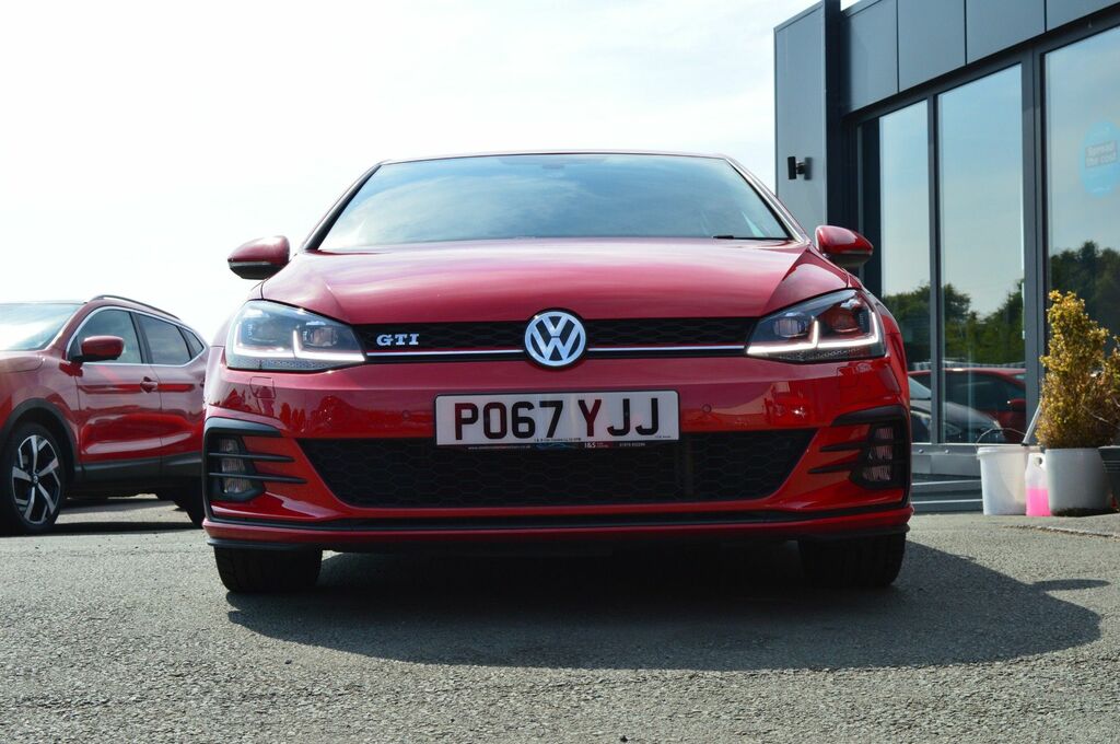 Volkswagen Golf Tsi Gti Hatchback PO67YJJ Red #3