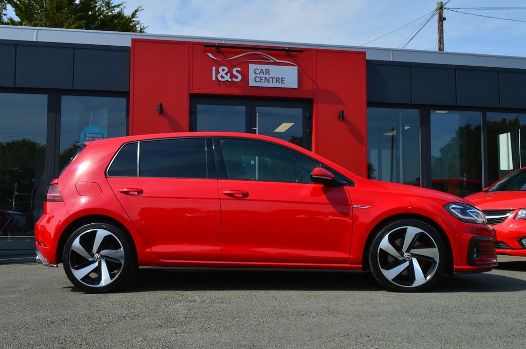 Volkswagen Golf Tsi Gti Hatchback PO67YJJ Red #4