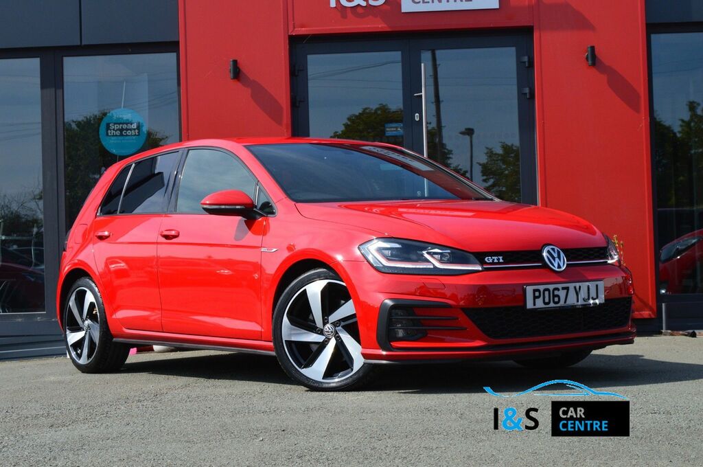 Volkswagen Golf Tsi Gti Hatchback PO67YJJ Red