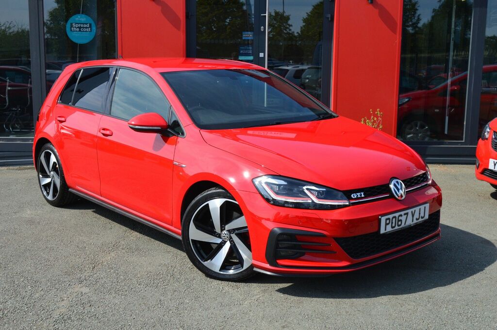 Volkswagen Golf Tsi Gti Hatchback PO67YJJ Red #2