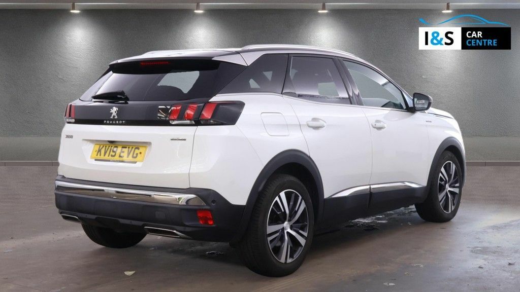 Peugeot 3008 Bluehdi Gt Line Suv KV19EVG White #4