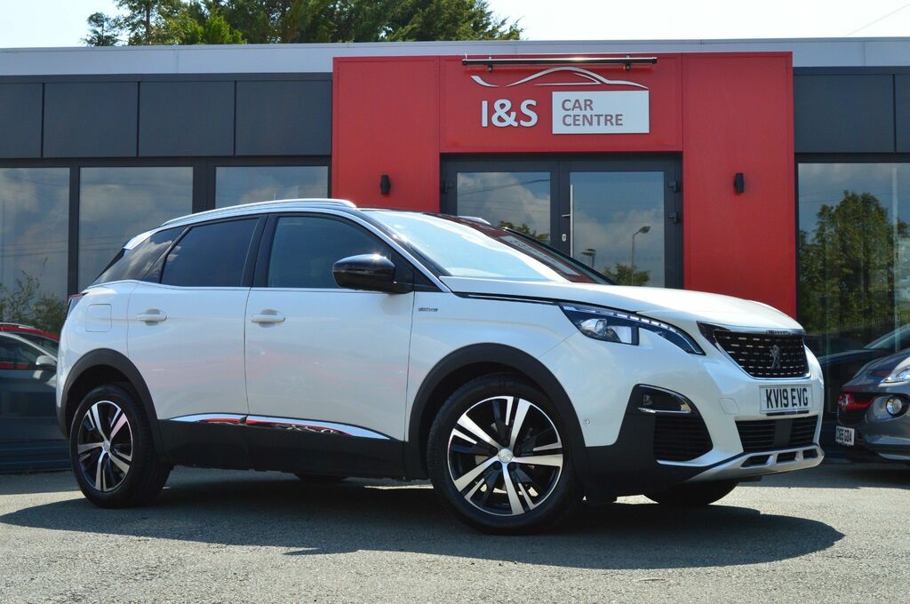 Peugeot 3008 Bluehdi Gt Line Suv KV19EVG White