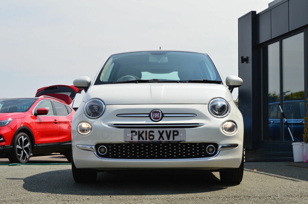 Fiat 500 Lounge Hatchback White #4