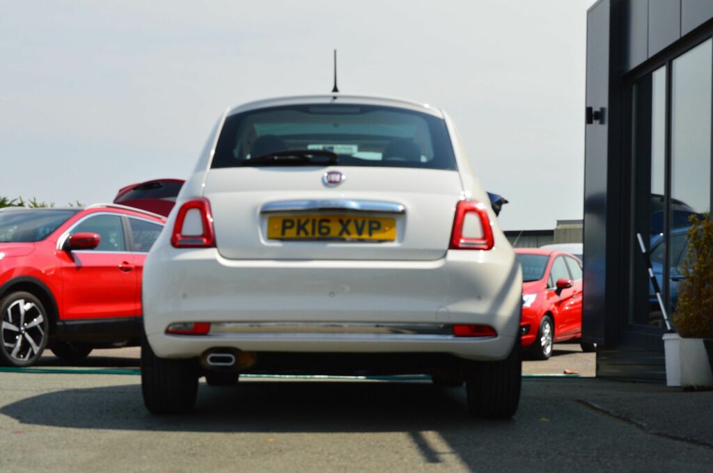 Fiat 500 Lounge Hatchback White #6