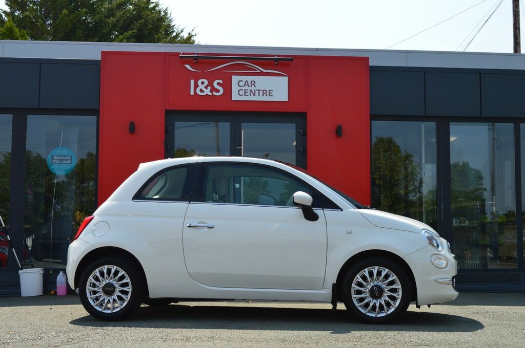 Fiat 500 Lounge Hatchback White #3