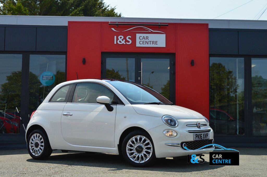 Fiat 500 Lounge Hatchback White