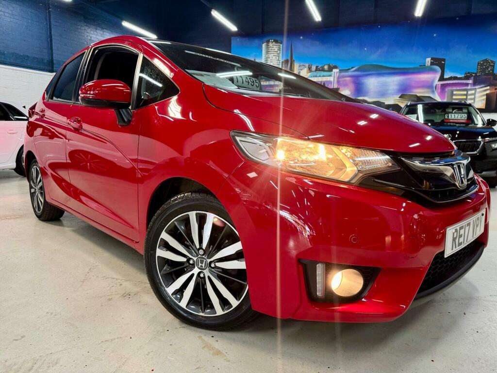 Honda Jazz Hatchback 1.3 I-vtec Ex Cvt Euro 6 Ss 2017 Red