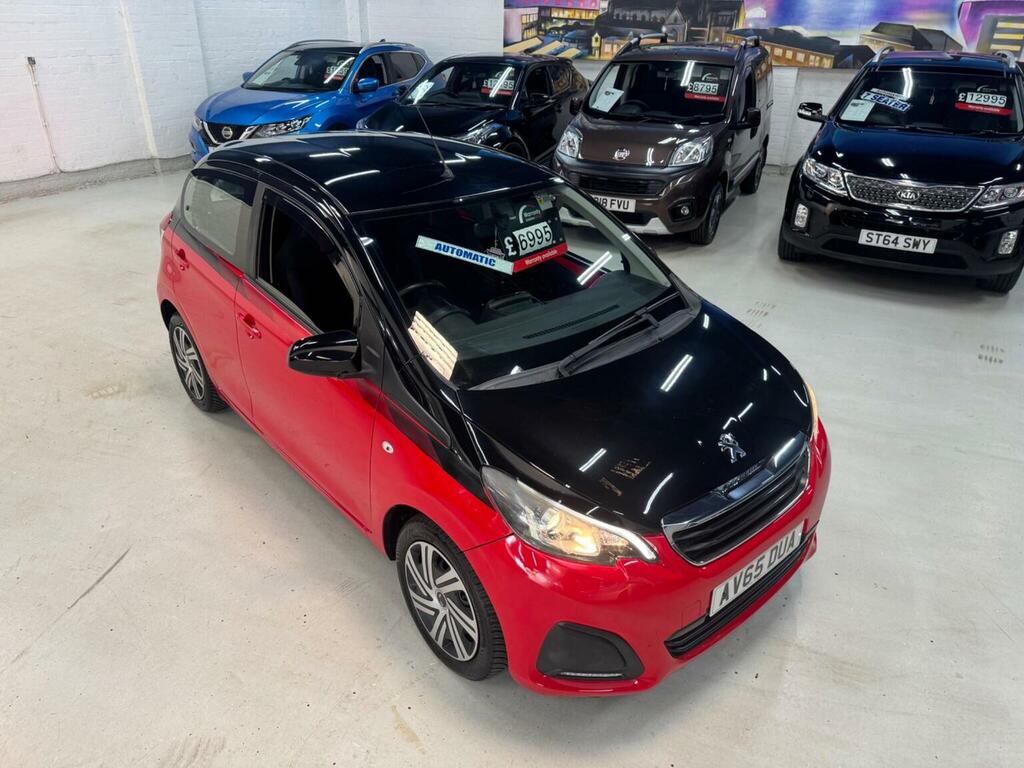 Peugeot 108 Hatchback 1.0 Active 2 Tronic Euro 6 201565 Red #5