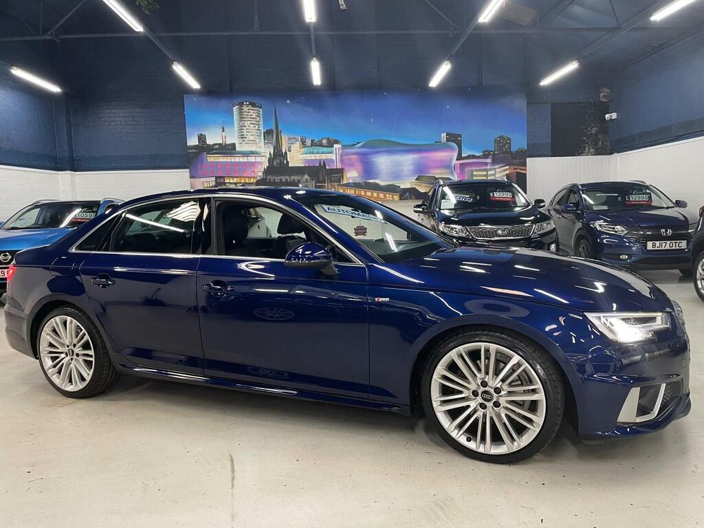 Audi A4 Saloon 2.0 Tfsi 35 S Line S Tronic Euro 6 Ss Blue #3