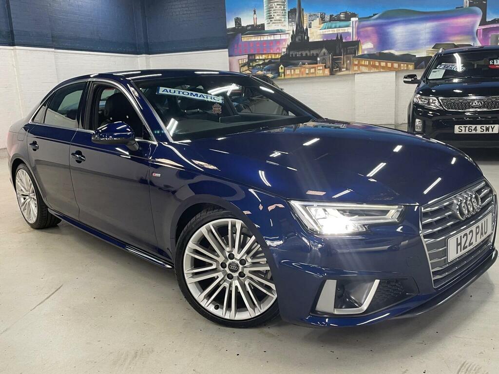 Audi A4 Saloon 2.0 Tfsi 35 S Line S Tronic Euro 6 Ss Blue #2