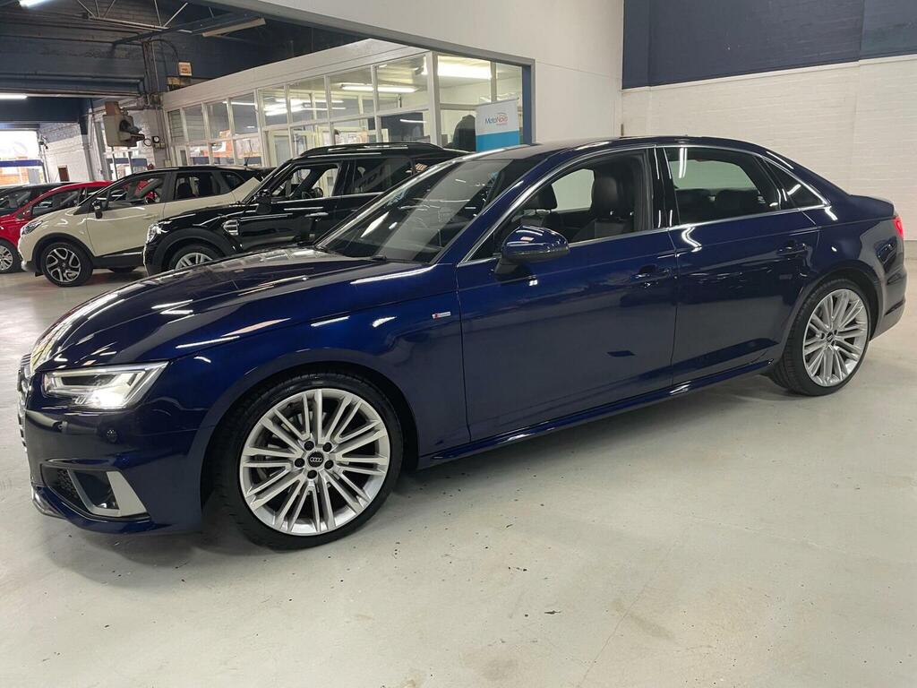 Audi A4 Saloon 2.0 Tfsi 35 S Line S Tronic Euro 6 Ss Blue #4