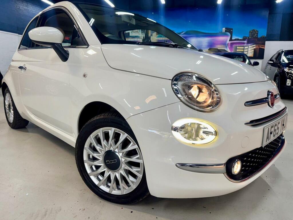 Fiat 500 Hatchback 1.2 Lounge Euro 6 Ss 201565 White