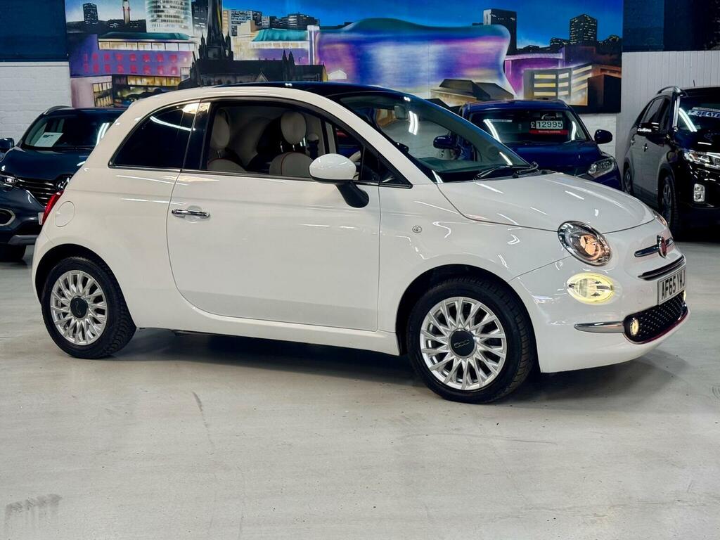 Fiat 500 Hatchback 1.2 Lounge Euro 6 Ss 201565 White #2