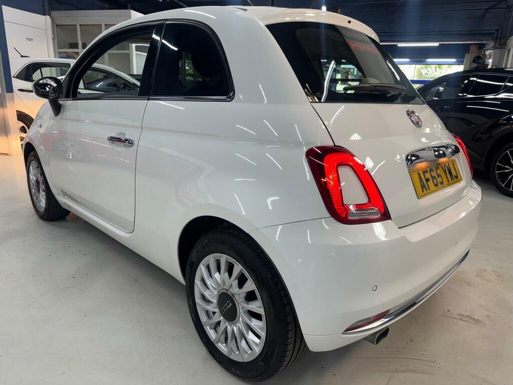 Fiat 500 Hatchback 1.2 Lounge Euro 6 Ss 201565 White #6