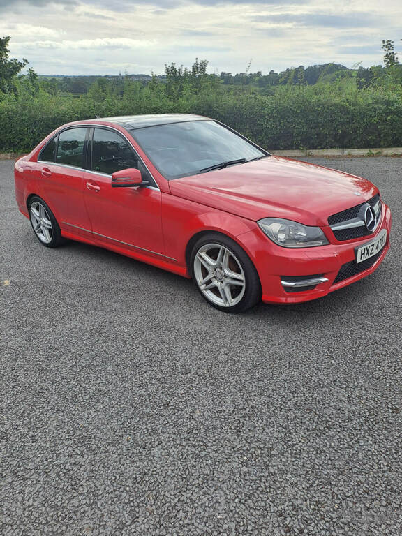 Mercedes-Benz C Class 2.1 C250 Cdi Amg Sport Pluspanroof-nav-fsh-xen Red #9