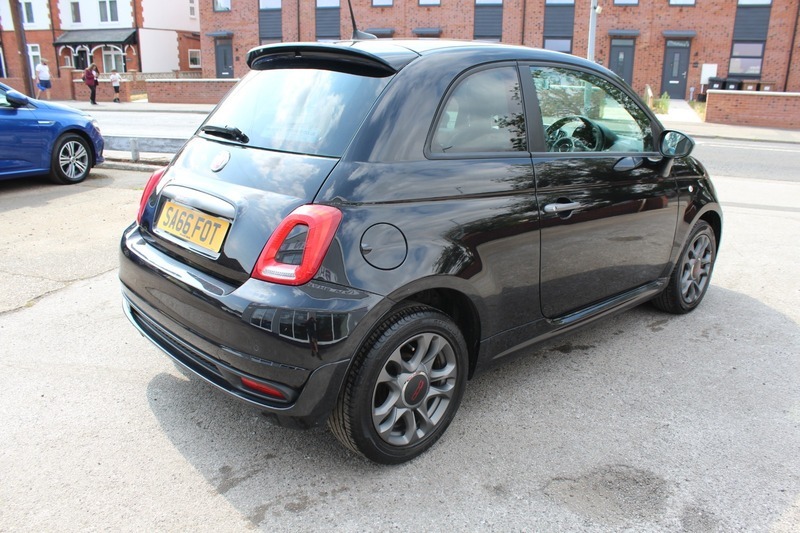 Fiat 500 S Black #5
