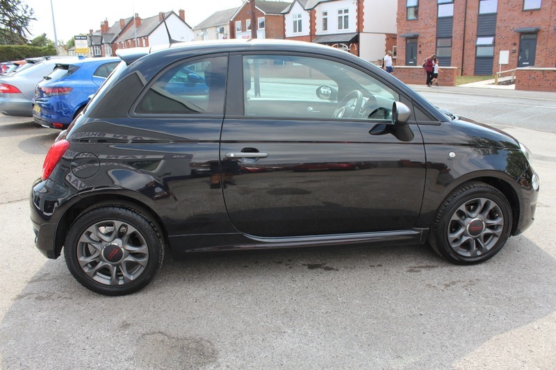 Fiat 500 S Black #6