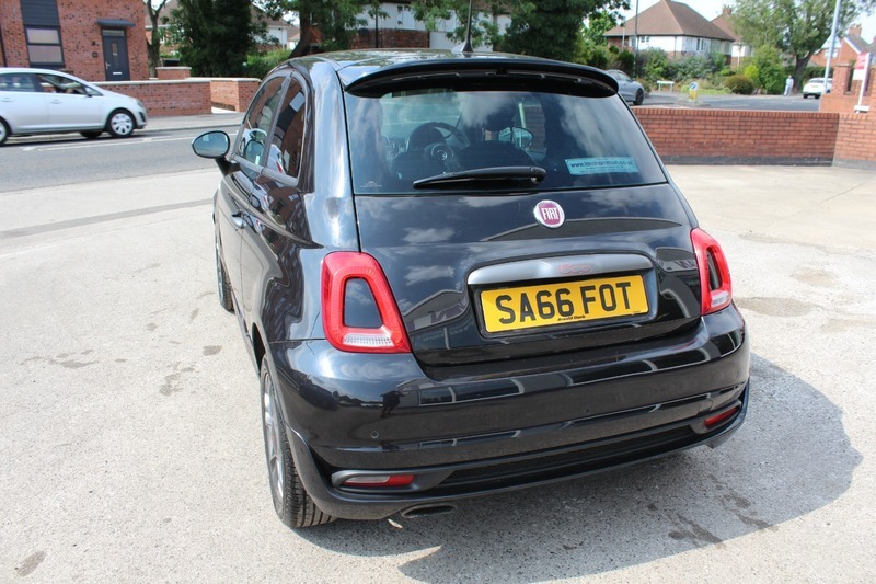 Fiat 500 S Black #4