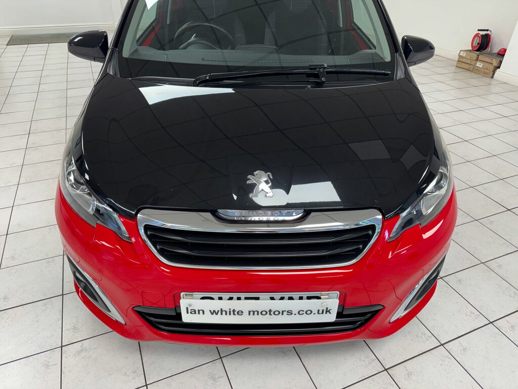 Peugeot 108 1.2 Allure Hatchback Euro 6 82 Red #3