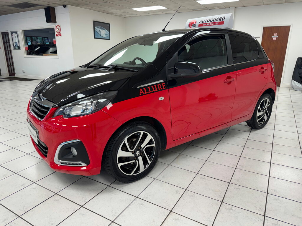 Peugeot 108 1.2 Allure Hatchback Euro 6 82 Red #4