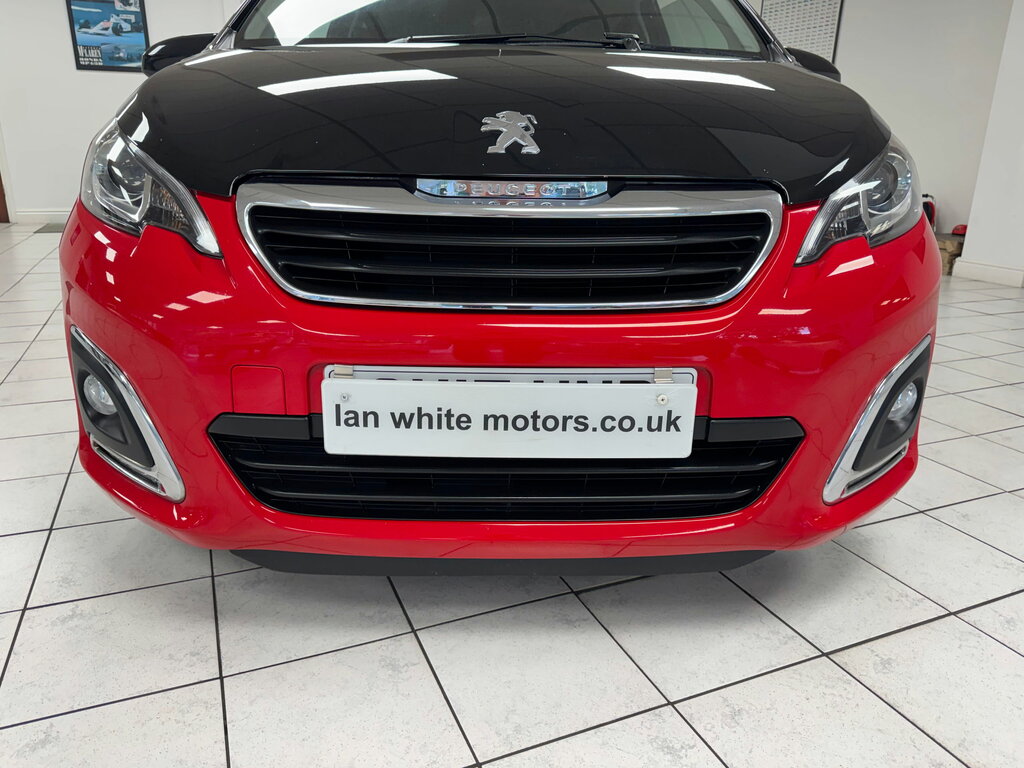 Peugeot 108 1.2 Allure Hatchback Euro 6 82 Red #2