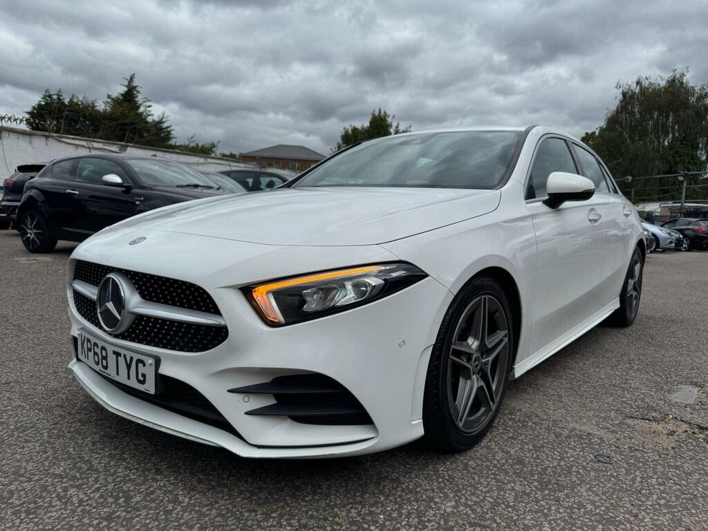 Mercedes-Benz A Class Hatchback 1.3 A200 Amg Line Premium 7G-dct Euro KP68TYG White #2