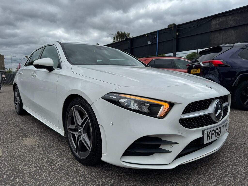 Mercedes-Benz A Class Hatchback 1.3 A200 Amg Line Premium 7G-dct Euro KP68TYG White