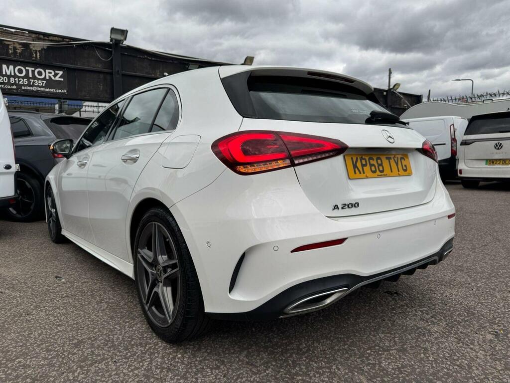 Mercedes-Benz A Class Hatchback 1.3 A200 Amg Line Premium 7G-dct Euro KP68TYG White #6