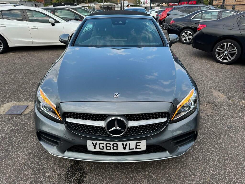 Mercedes-Benz C Class Convertible 1.5 C200 Mhev Amg Line Premium Cabri YG68VLE Grey #6
