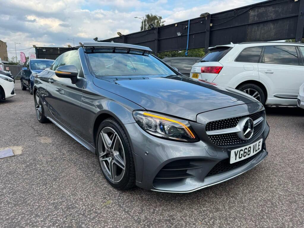 Mercedes-Benz C Class Convertible 1.5 C200 Mhev Amg Line Premium Cabri Grey