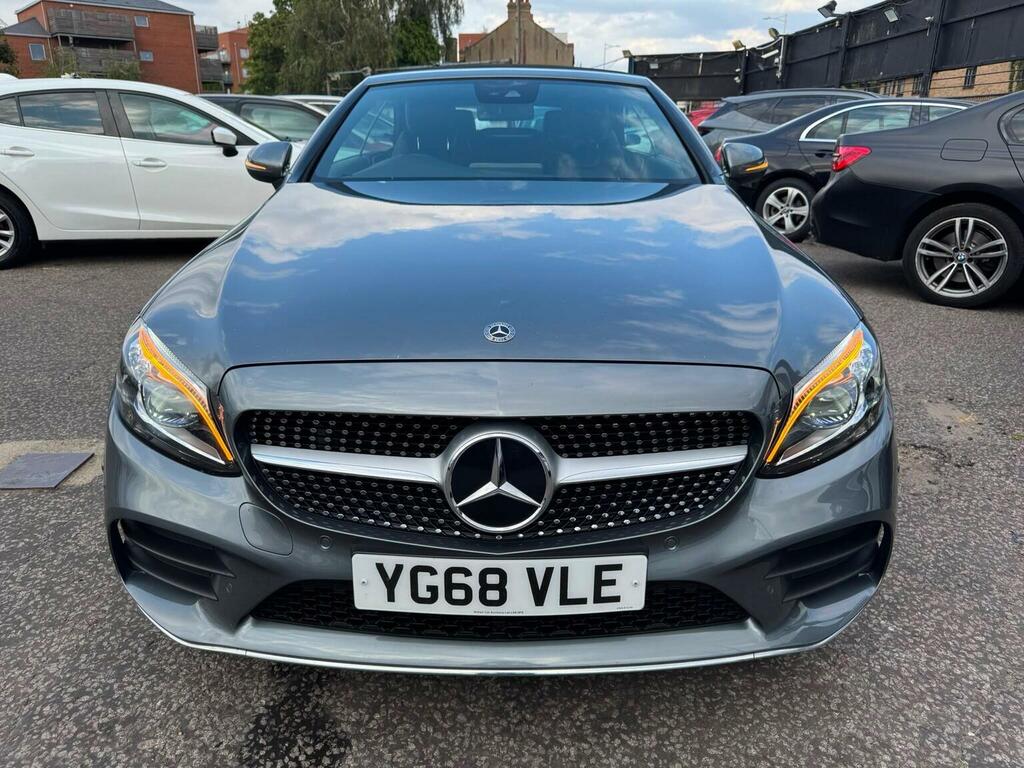 Mercedes-Benz C Class Convertible 1.5 C200 Mhev Amg Line Premium Cabri YG68VLE Grey #4