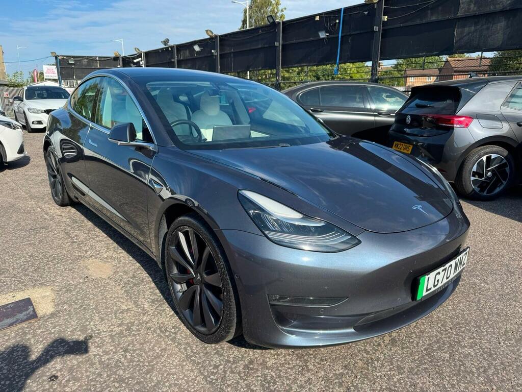 Tesla Model 3 Saloon Dual Motor Performance 4Wde Per Grey