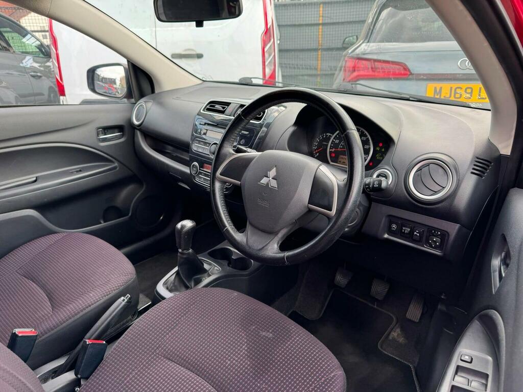 Mitsubishi Mirage 1.2 3 Cvt Euro 5 Ss 2013 Red #33